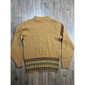 Vintage Scudder Sportswear Striped Shetland Wool Mohair Sweater XL